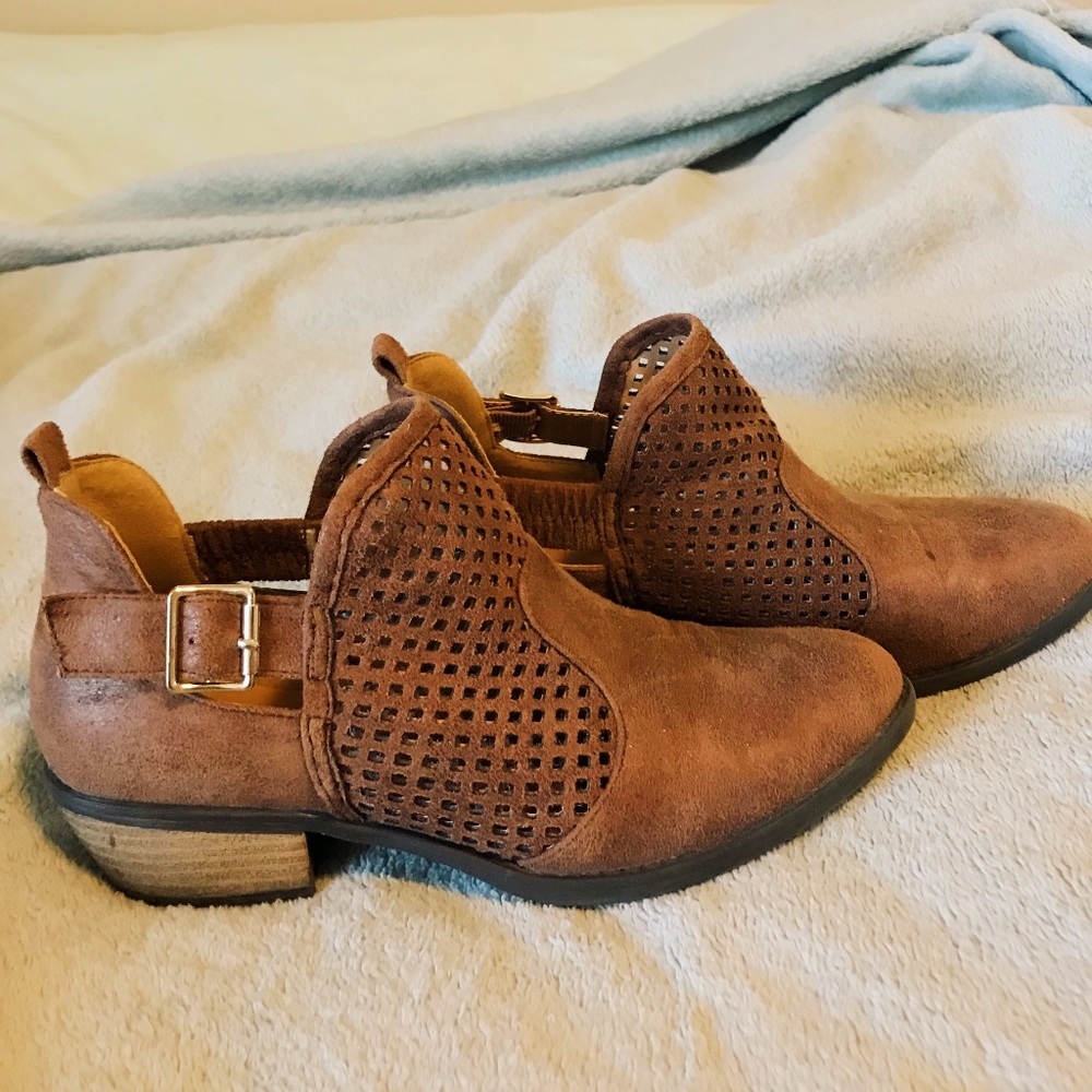 Like New, Leather Booties! - image 1